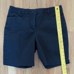 Cotton Twill Shorts Preppy Minimalist